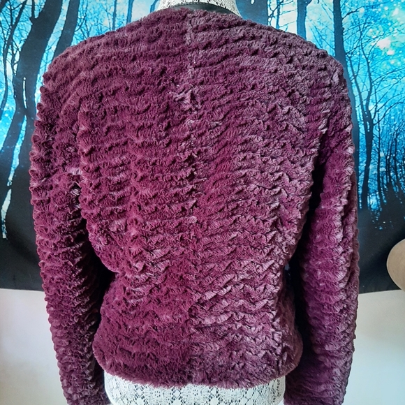 Purple Teddy Jacket - Picture 2 of 3